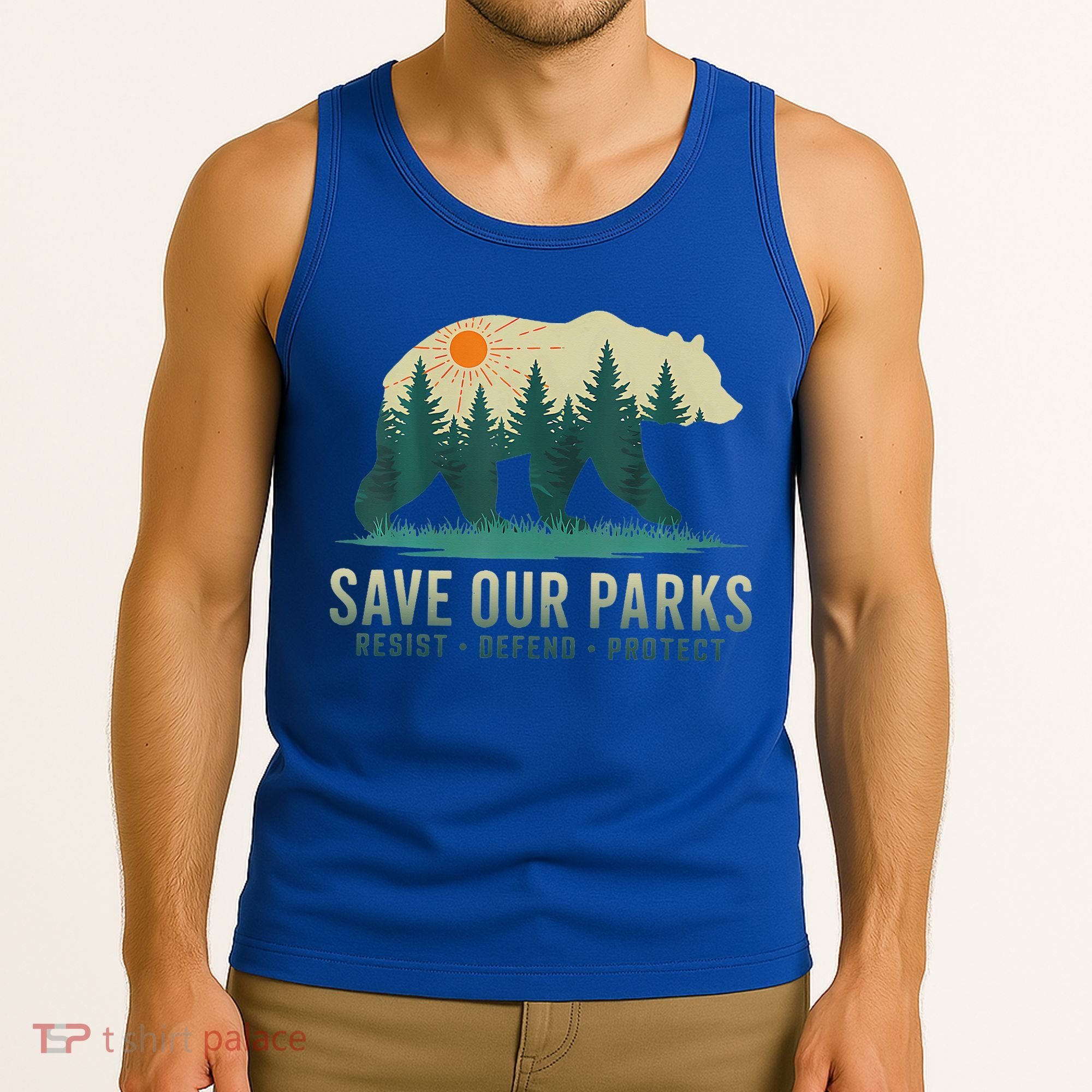 Save Our Parks Resist National Park Protect Alt Us Tank Top