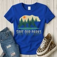 Save Our Parks Resist National Park Protect Alt Us Women's T-Shirt thumb 3