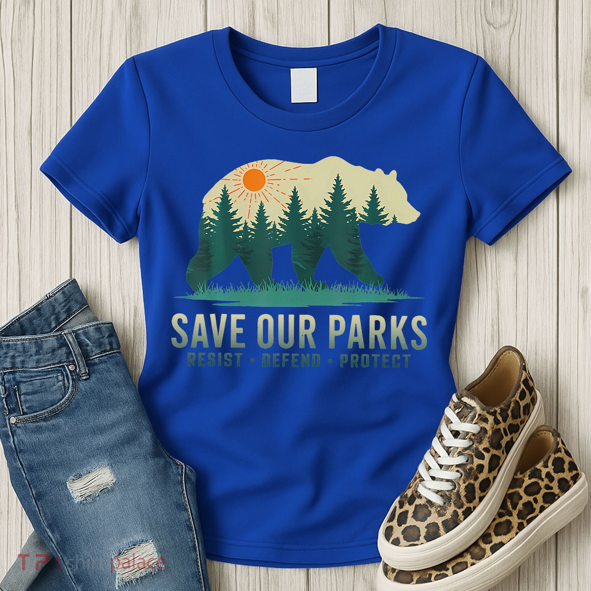 Save Our Parks Resist National Park Protect Alt Us Women's T-Shirt