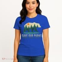 Save Our Parks Resist National Park Protect Alt Us Women's T-Shirt thumb 4