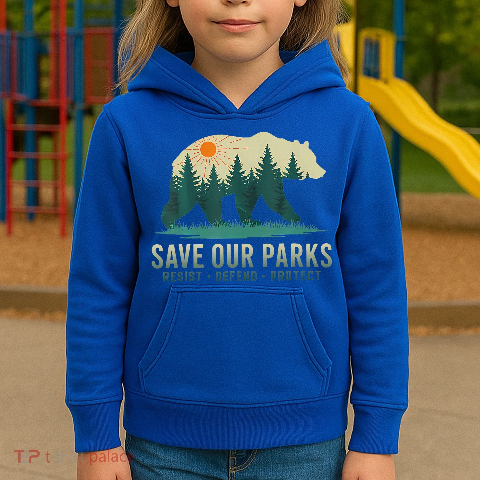 Save Our Parks Resist National Park Protect Alt Us Kids Hoodie