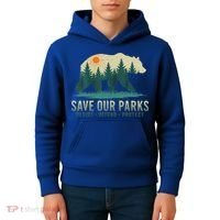 Save Our Parks Resist National Park Protect Alt Us Kids Hoodie thumb 4