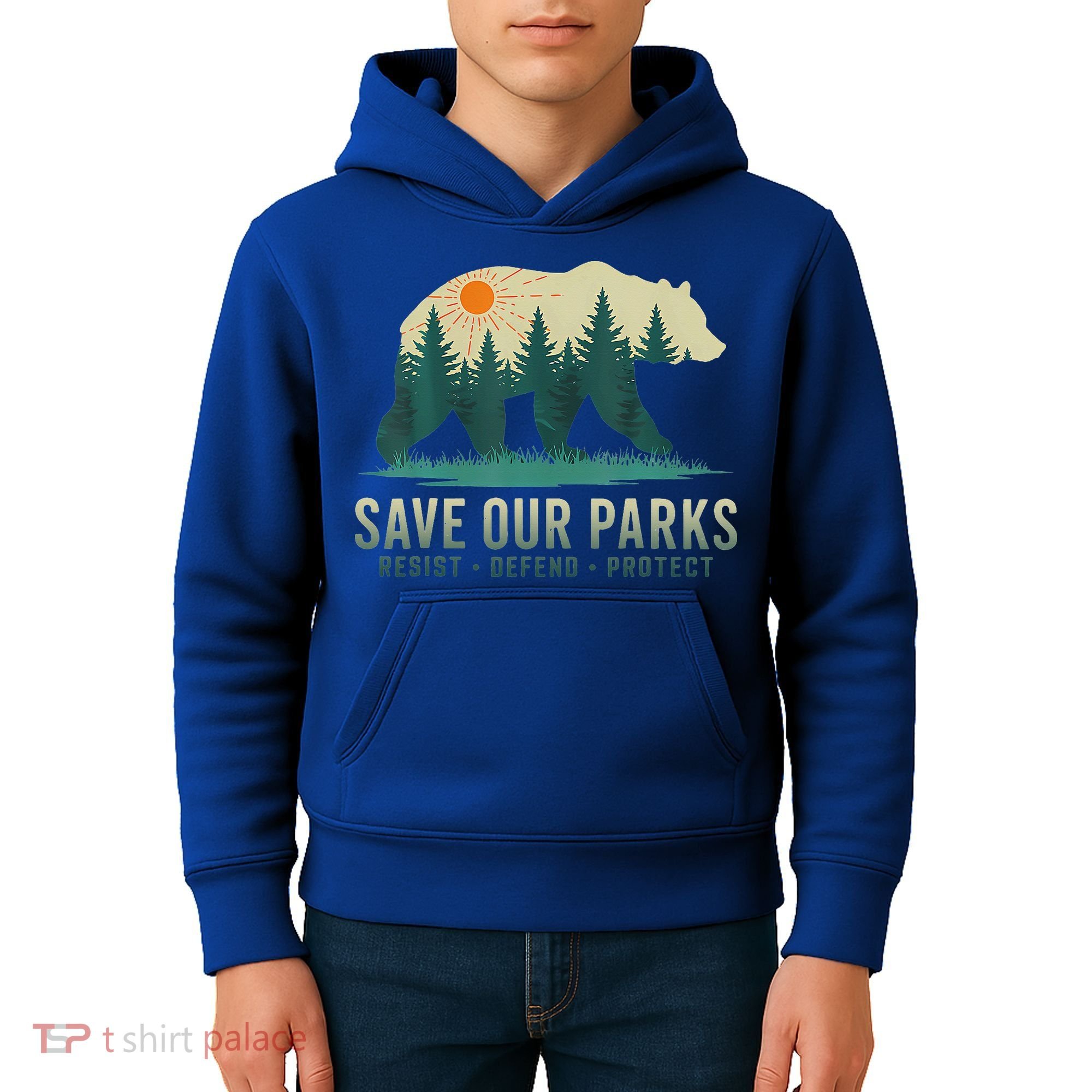 Save Our Parks Resist National Park Protect Alt Us Kids Hoodie