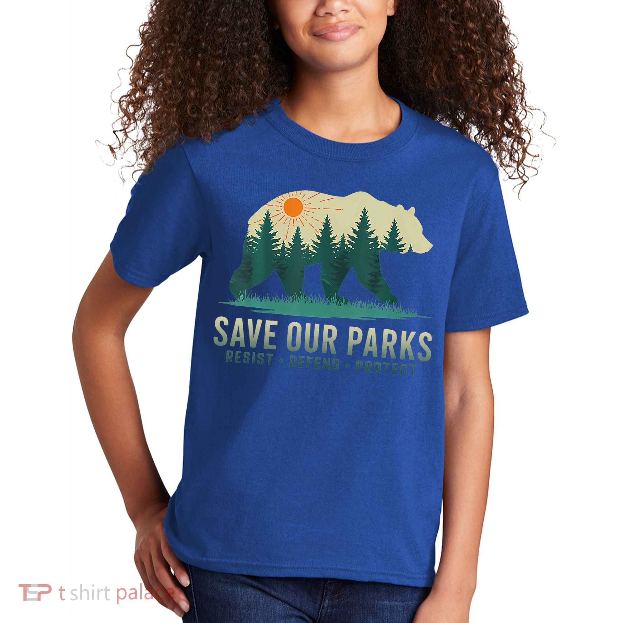 Save Our Parks Resist National Park Protect Alt Us Kids T-Shirt
