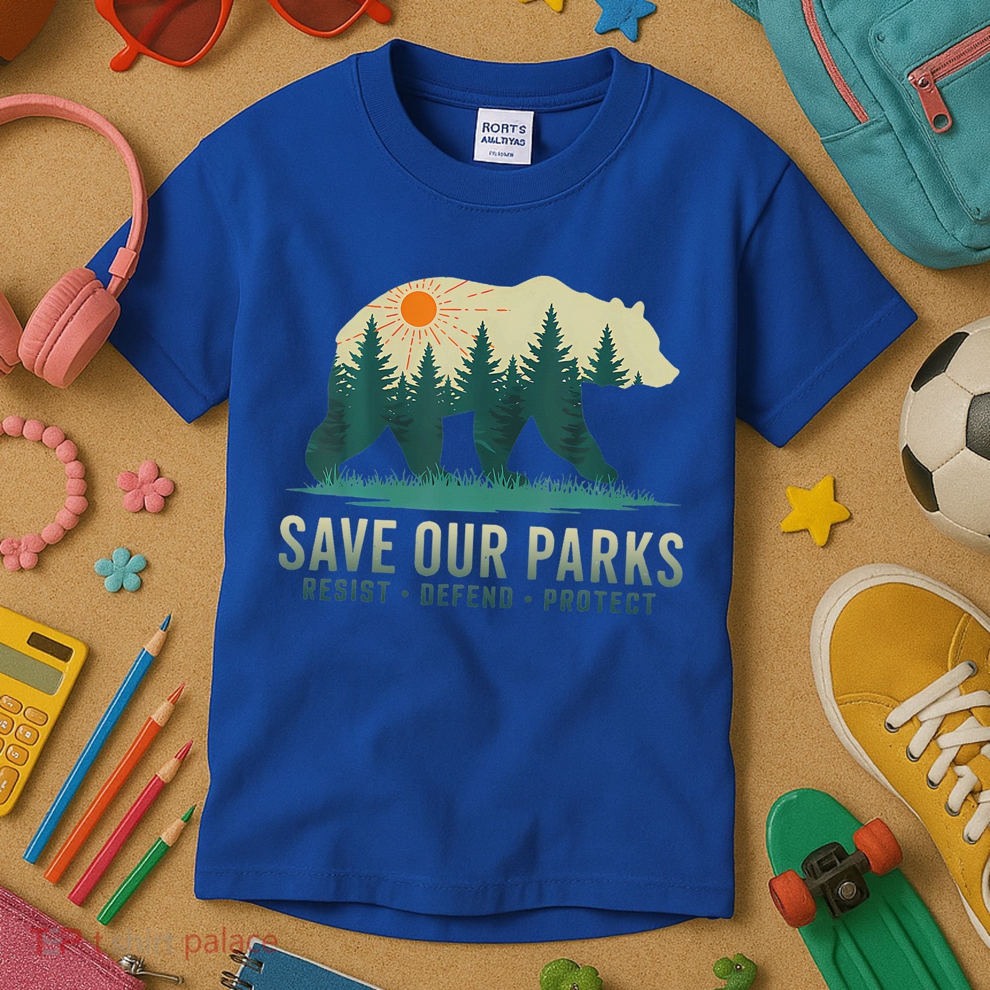 Save Our Parks Resist National Park Protect Alt Us Kids T-Shirt