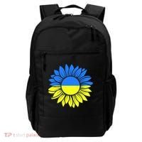Sunflower Of Peace Ukraine Strong Vyshyvanka Backpack thumb 0
