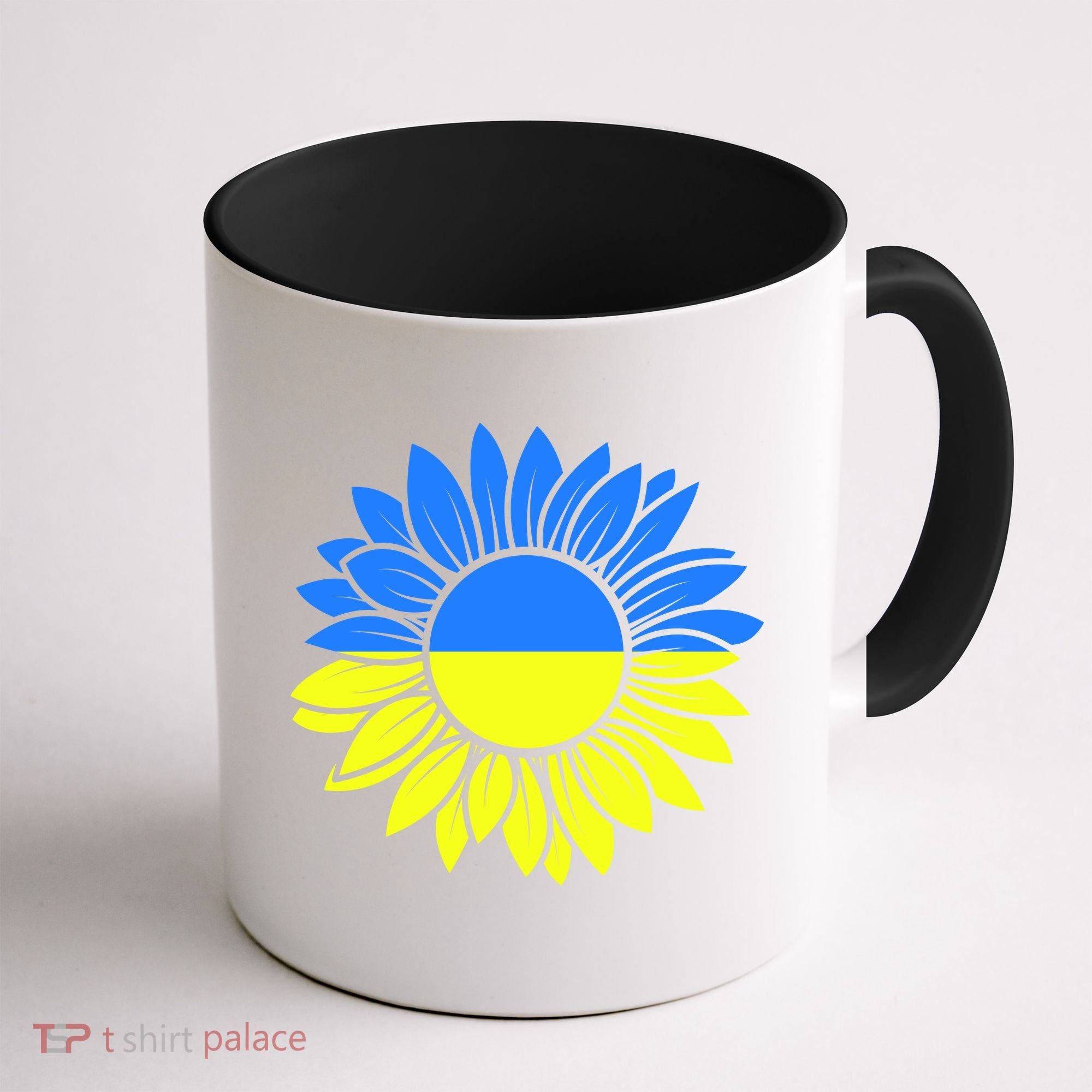 Sunflower Of Peace Ukraine Strong Vyshyvanka Coffee Mug
