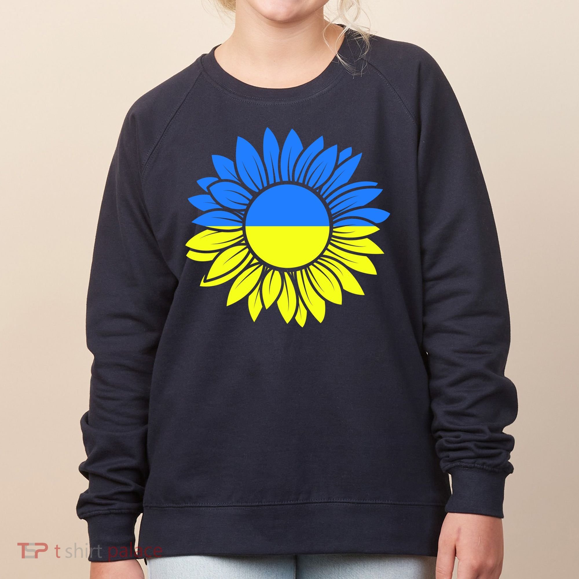 Sunflower Of Peace Ukraine Strong Vyshyvanka Women's Sweatshirt