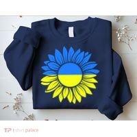 Sunflower Of Peace Ukraine Strong Vyshyvanka Sweatshirt thumb 2
