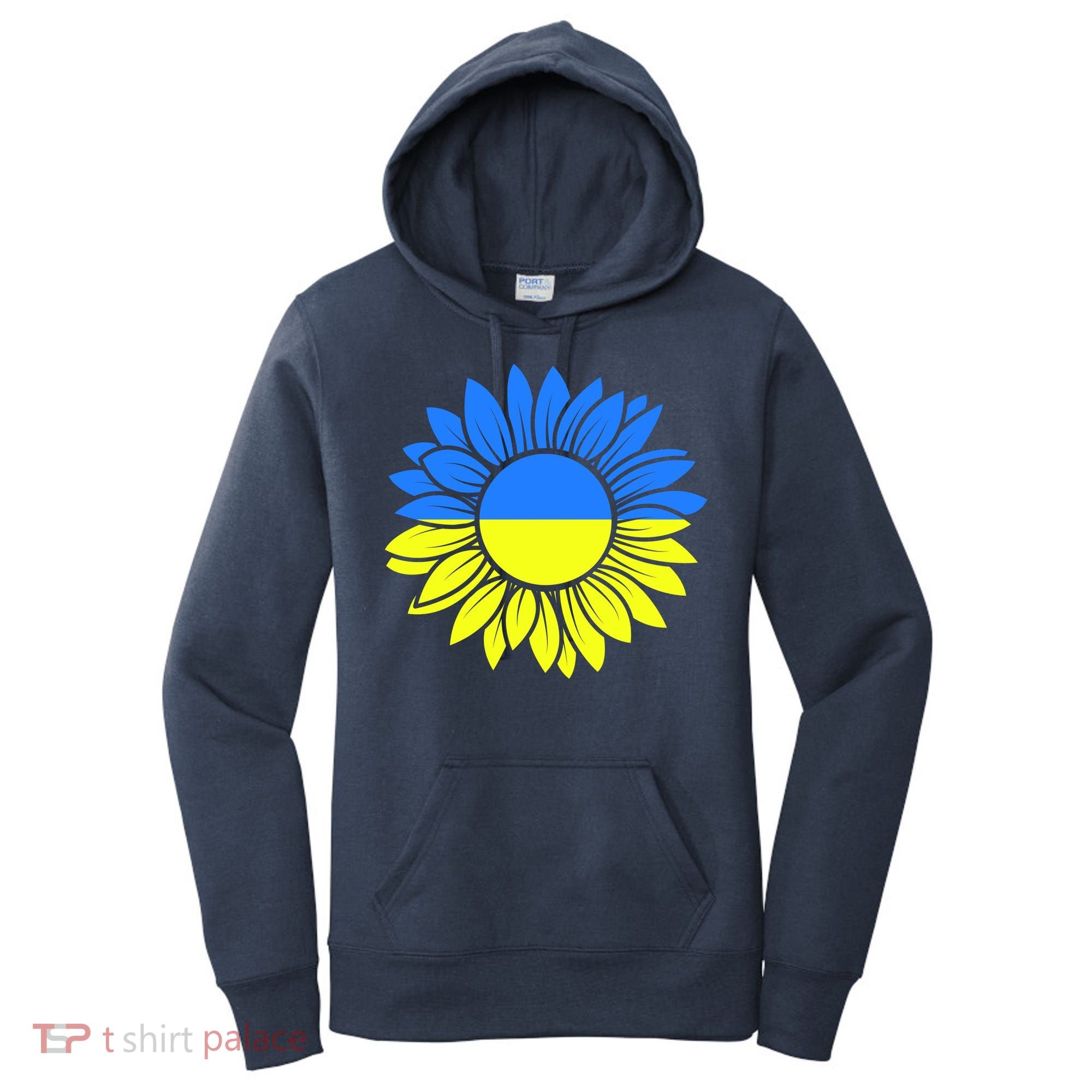 Sunflower Of Peace Ukraine Strong Vyshyvanka Women's Hoodie