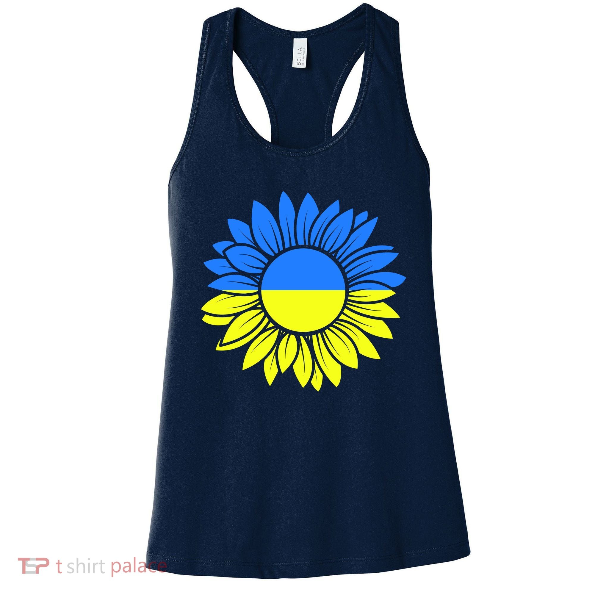 Sunflower Of Peace Ukraine Strong Vyshyvanka Women's Tank Top