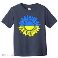 Sunflower Of Peace Ukraine Strong Vyshyvanka Toddler T-Shirt thumb 0