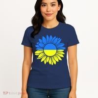 Sunflower Of Peace Ukraine Strong Vyshyvanka Women's T-Shirt thumb 4
