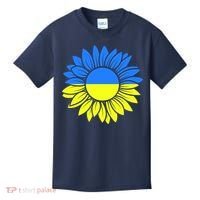 Sunflower Of Peace Ukraine Strong Vyshyvanka Kids T-Shirt thumb 0