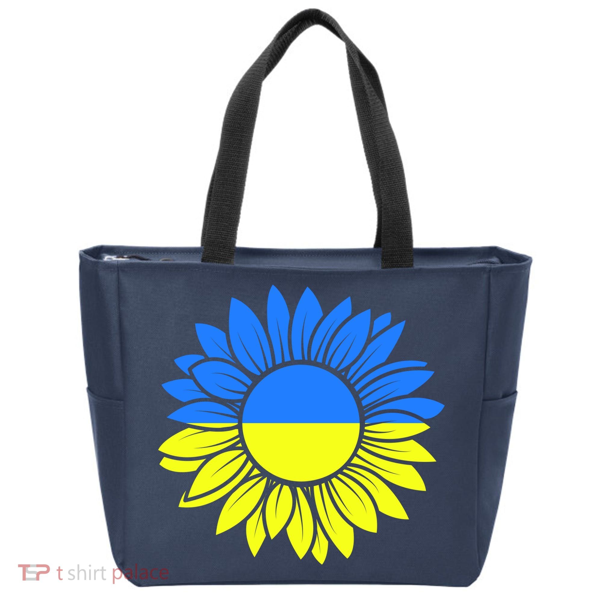 Sunflower Of Peace Ukraine Strong Vyshyvanka Tote Bag