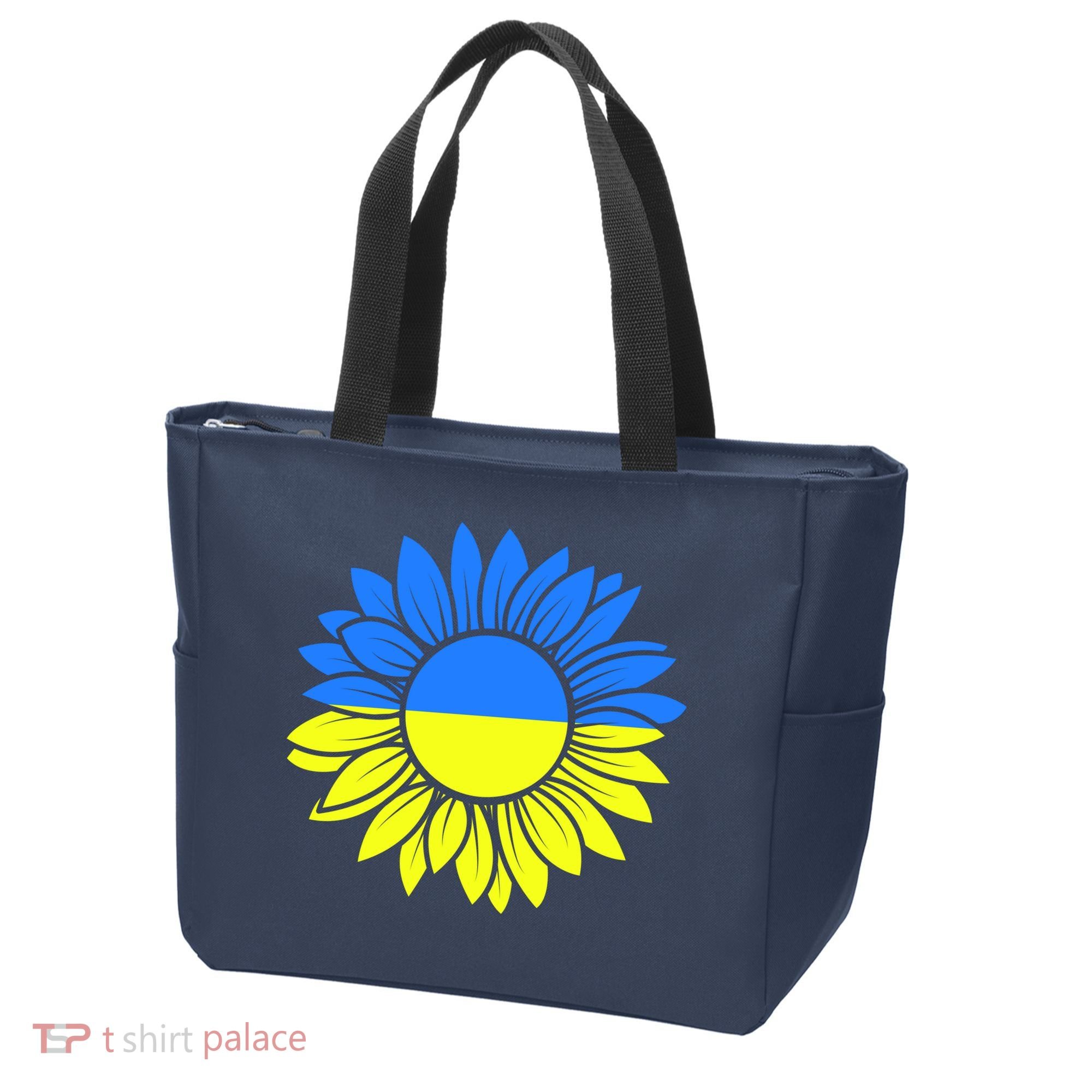 Sunflower Of Peace Ukraine Strong Vyshyvanka Tote Bag