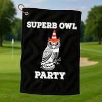 Superb Owl Party What We Do in the Shadows Owl Lover Golf Towel thumb 1