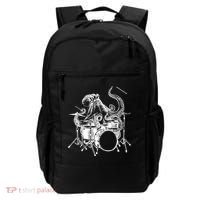 Seembo Octopus Playing Drums Drummer Drumming Musician Band Gift Backpack thumb 0