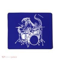 Seembo Octopus Playing Drums Drummer Drumming Musician Band Gift Mousepad thumb 0