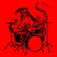 Seembo Octopus Playing Drums Drummer Drumming Musician Band Gift Santa Hat thumb 1
