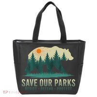 Save Our Parks Resist National Park Protect ALT US Gift Tote Bag thumb 0