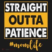 Straight Outta Patience Mom Life Funny Pajama Set thumb 2