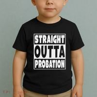 Straight Outta Probation Toddler T-Shirt thumb 2