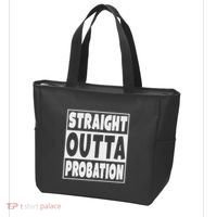 Straight Outta Probation Tote Bag thumb 3