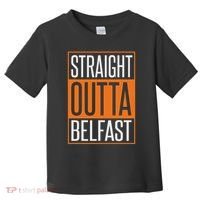 Straight Outta Preschool Pre School Graduation Funny Cool Toddler T-Shirt thumb 0