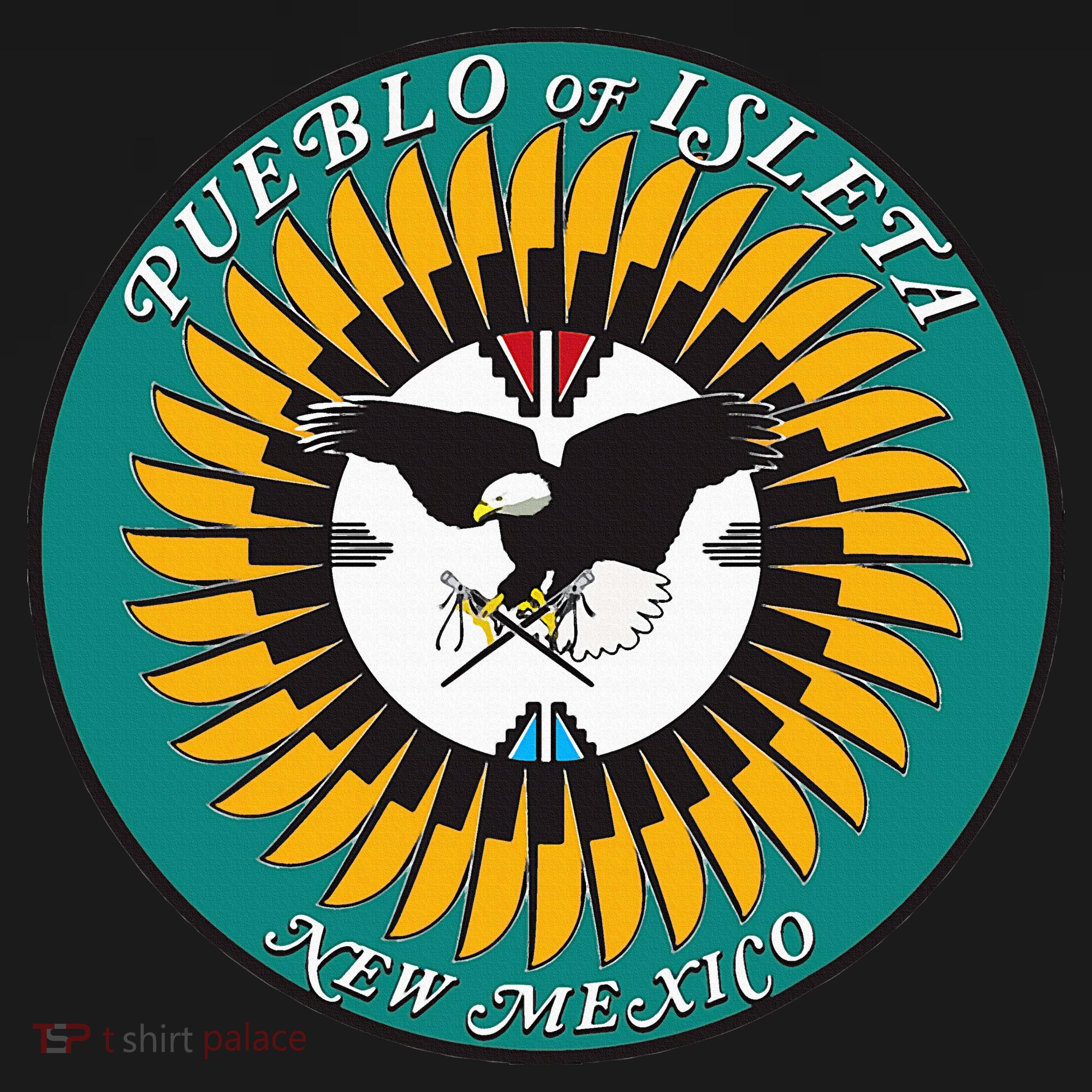 Seal Of Pueblo Of Isleta Indian Reservation T-Shirt