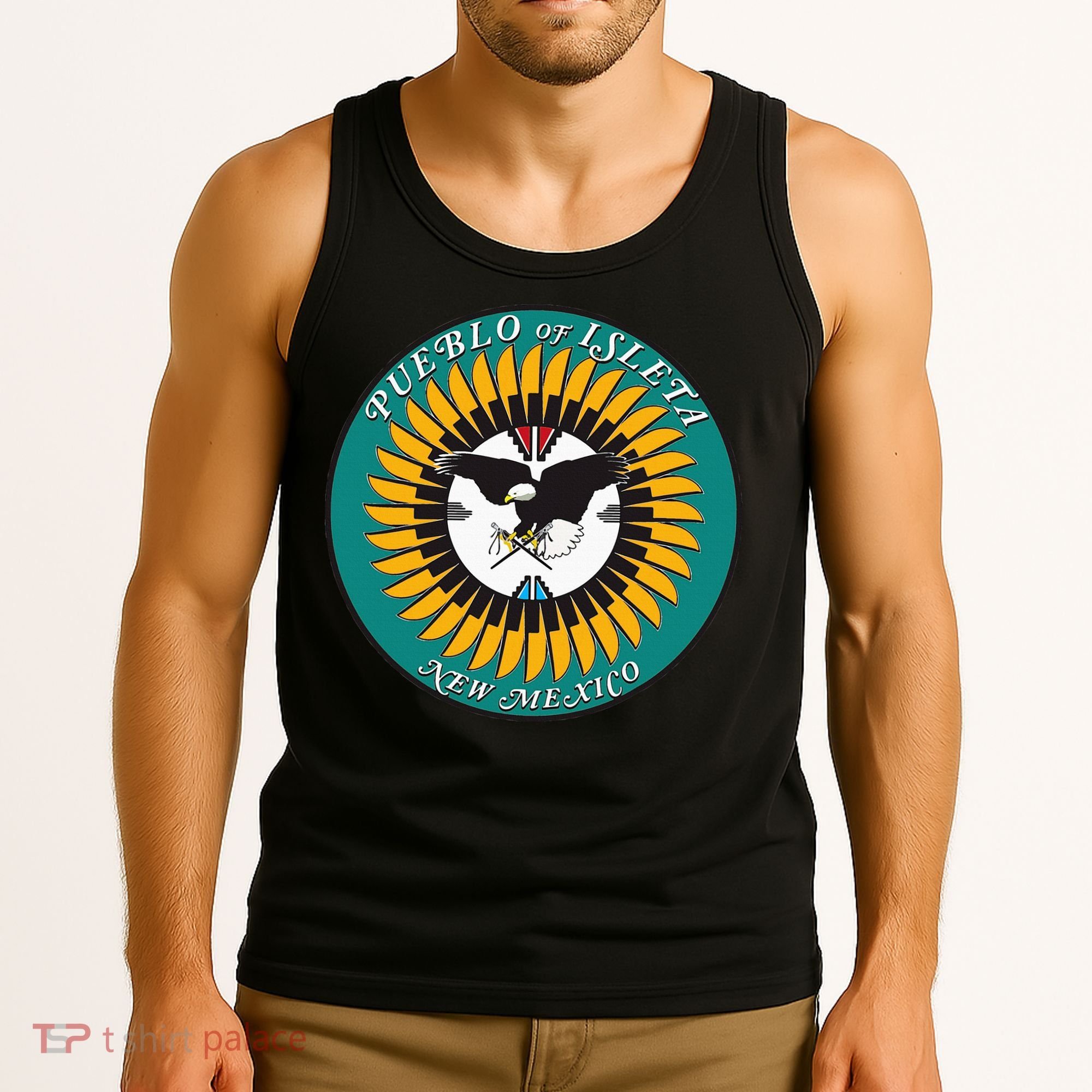 Seal Of Pueblo Of Isleta Indian Reservation Tank Top