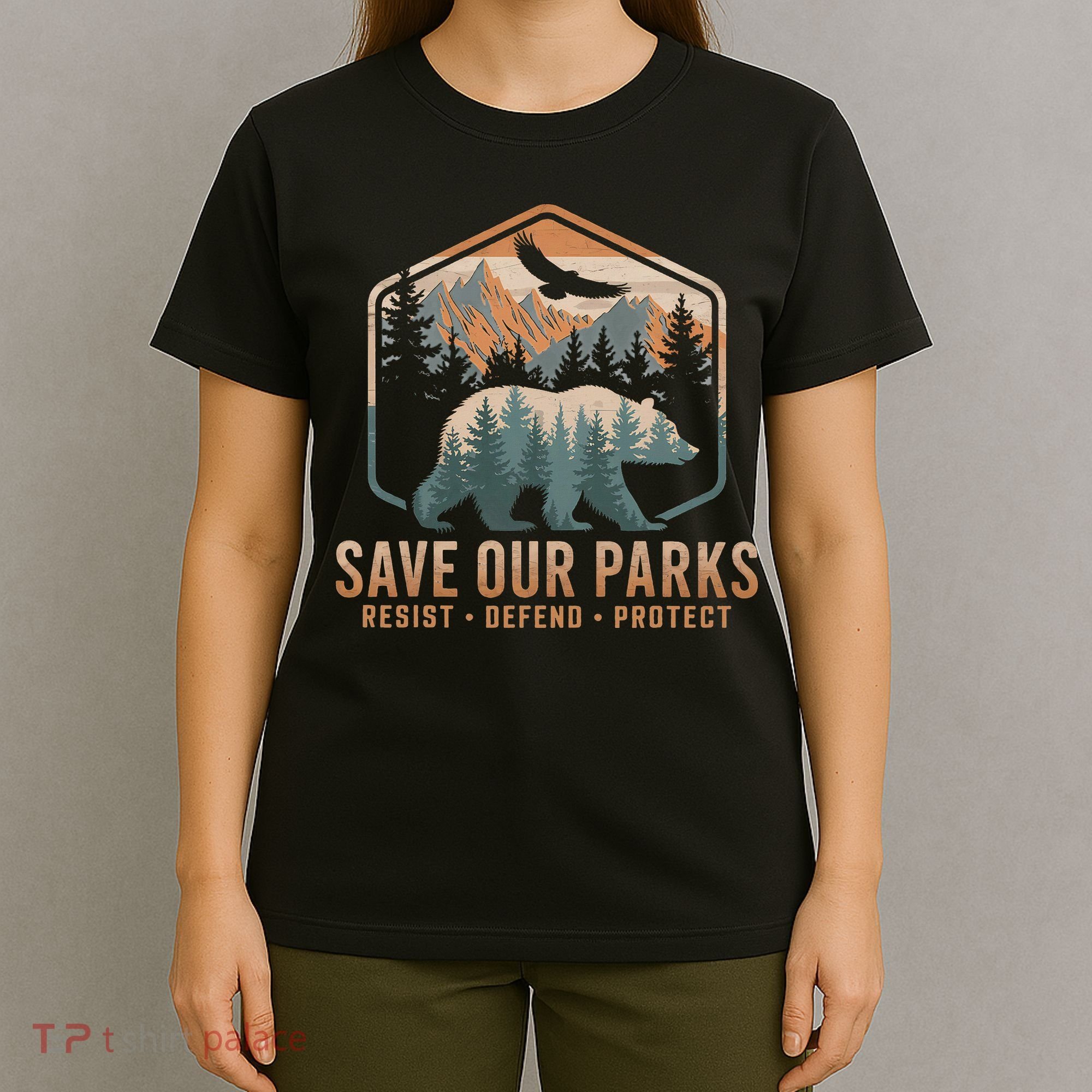 Save Our Parks Resist National Park Protect Alt Us Parks T-Shirt