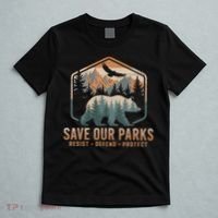 Save Our Parks Resist National Park Protect Alt Us Parks T-Shirt thumb 5