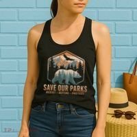 Save Our Parks Resist National Park Protect Alt Us Parks Women's Tank Top thumb 2