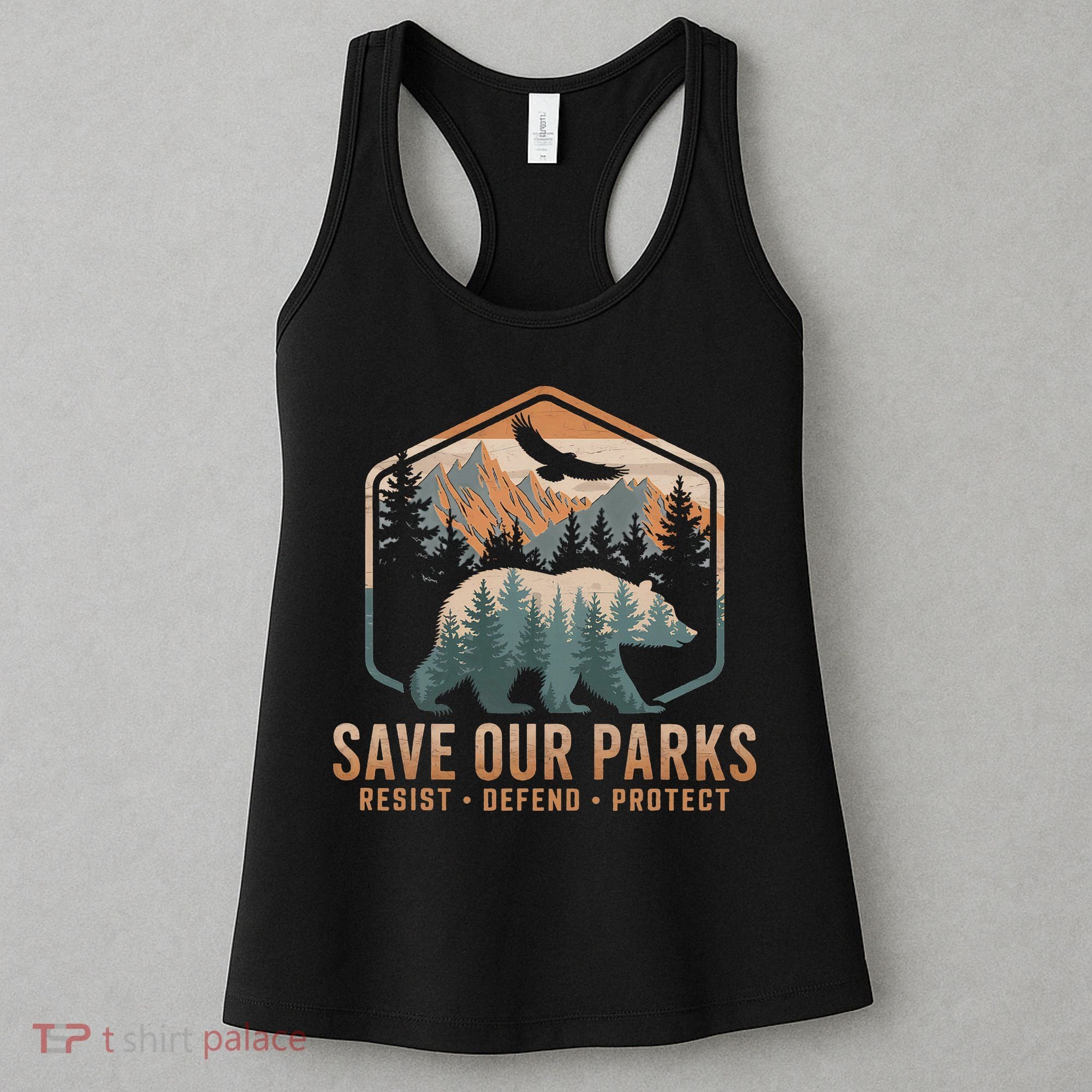 Save Our Parks Resist National Park Protect Alt Us Parks Women's Tank Top