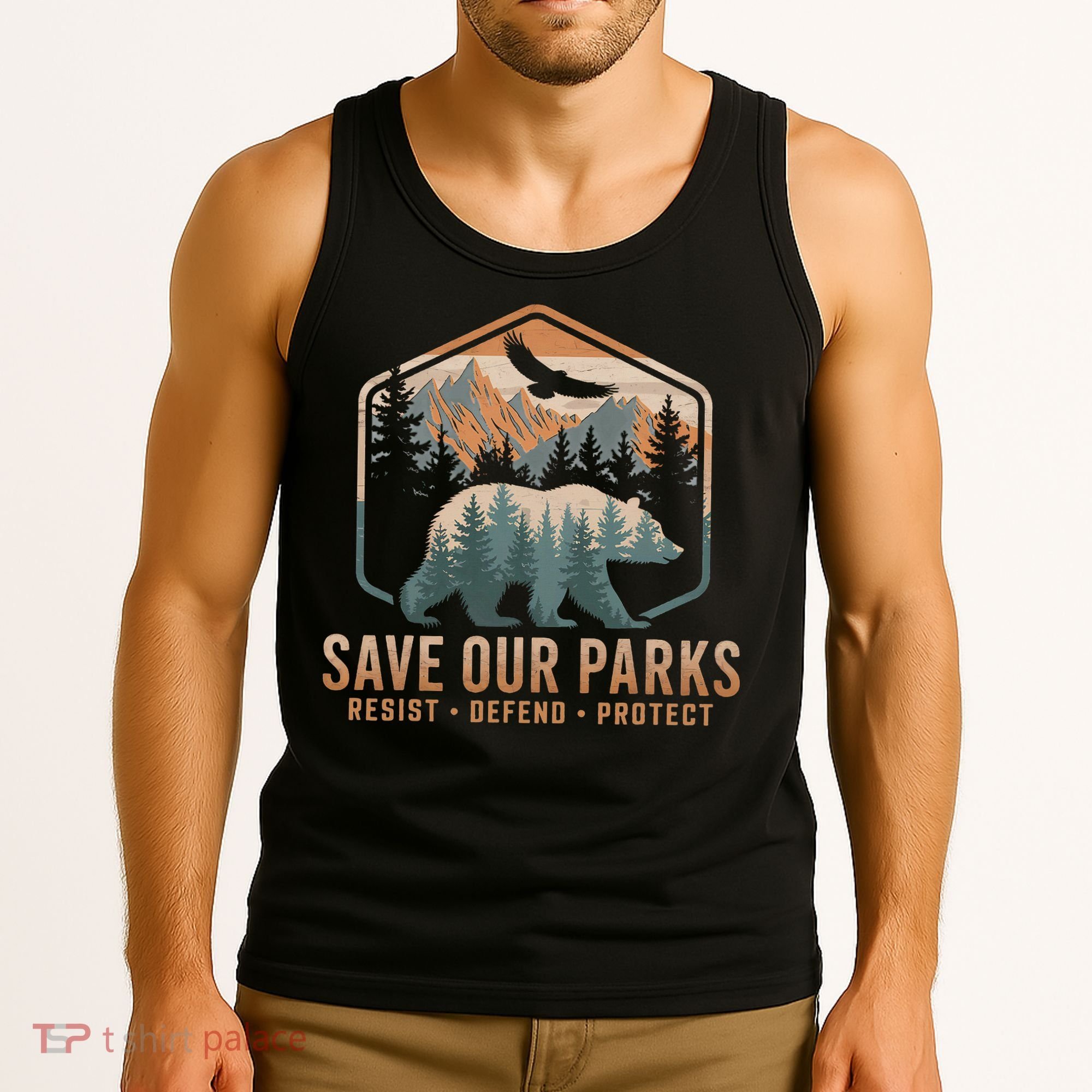 Save Our Parks Resist National Park Protect Alt Us Parks Tank Top