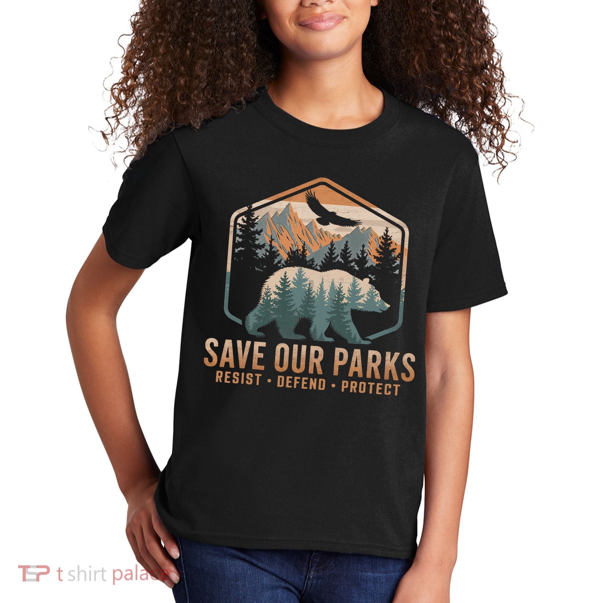 Save Our Parks Resist National Park Protect Alt Us Parks Kids T-Shirt