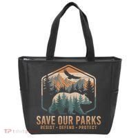 Save Our Parks Resist National Park Protect Alt Us Parks Tote Bag thumb 0