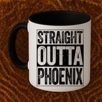 Straight Outta Phoenix Arizona State Coffee Mug thumb 2