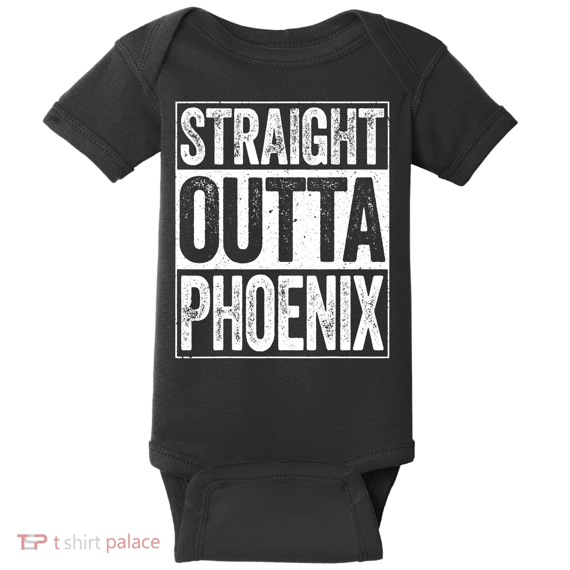 Straight Outta Phoenix Arizona State Baby Bodysuit