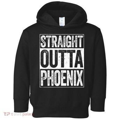 Straight Outta Phoenix Arizona State Toddler Hoodie