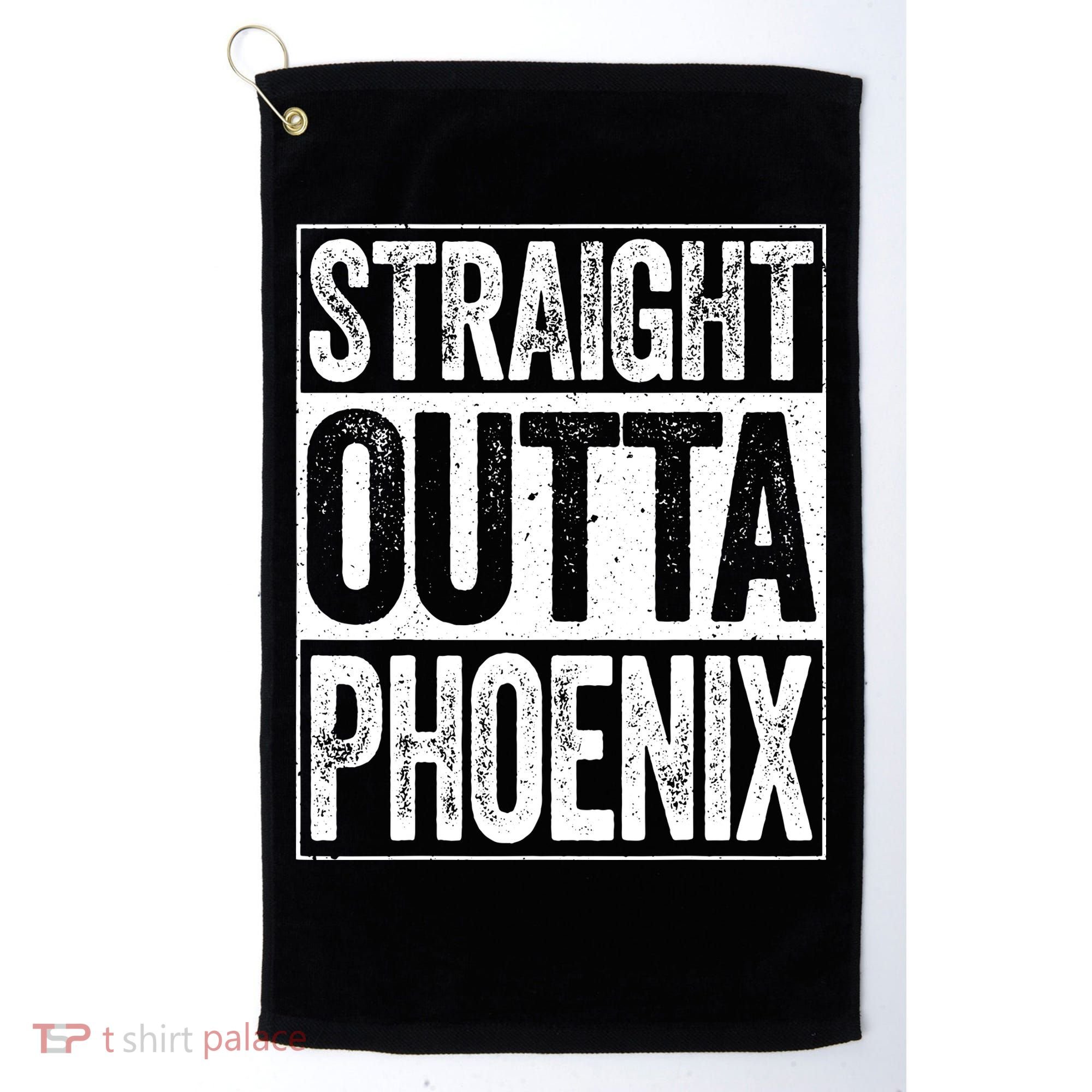 Straight Outta Phoenix Arizona State Golf Towel