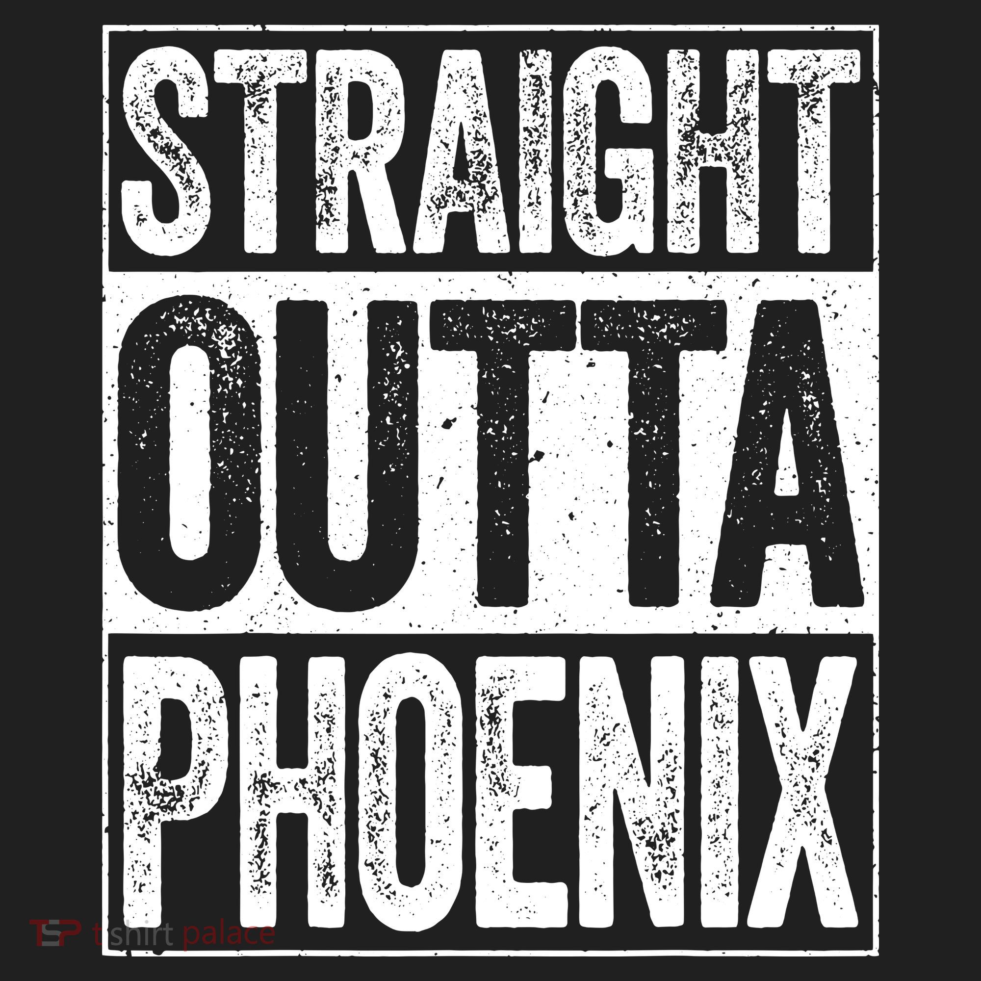 Straight Outta Phoenix Arizona State Golf Towel
