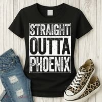 Straight Outta Phoenix Arizona State Women's T-Shirt thumb 3