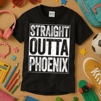 Straight Outta Phoenix Arizona State Kids T-Shirt thumb 3