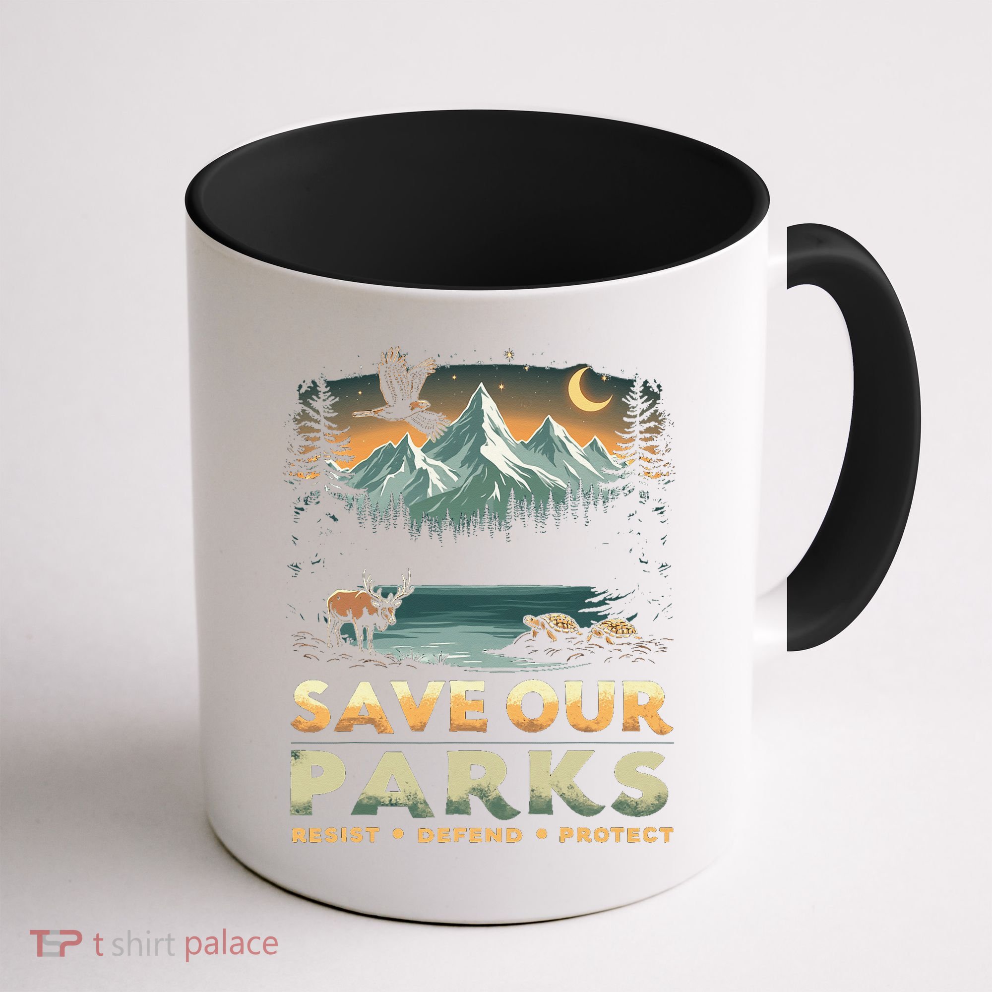 Save Our Parks Resist National Park Protect ALT US Retro Coffee Mug