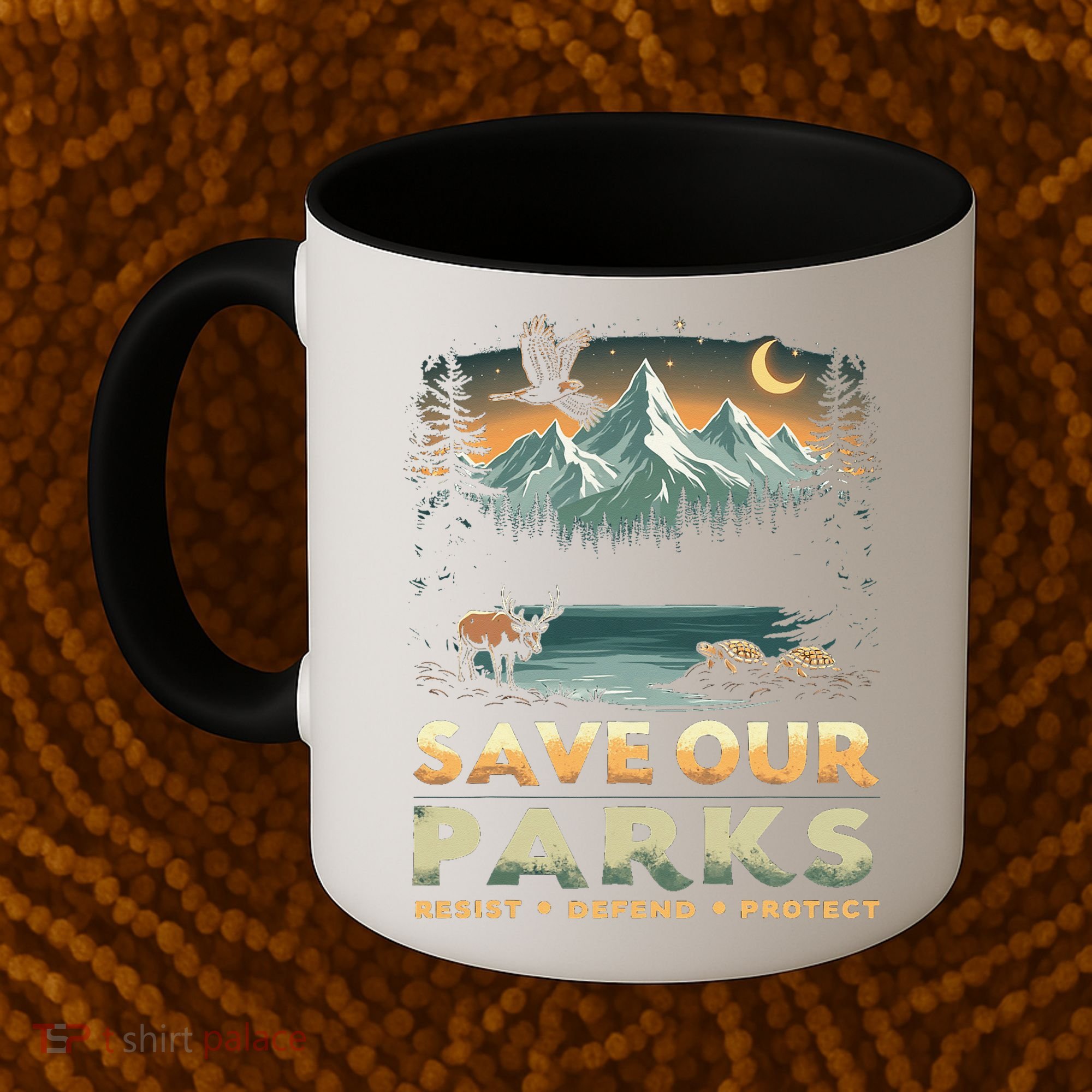Save Our Parks Resist National Park Protect ALT US Retro Coffee Mug