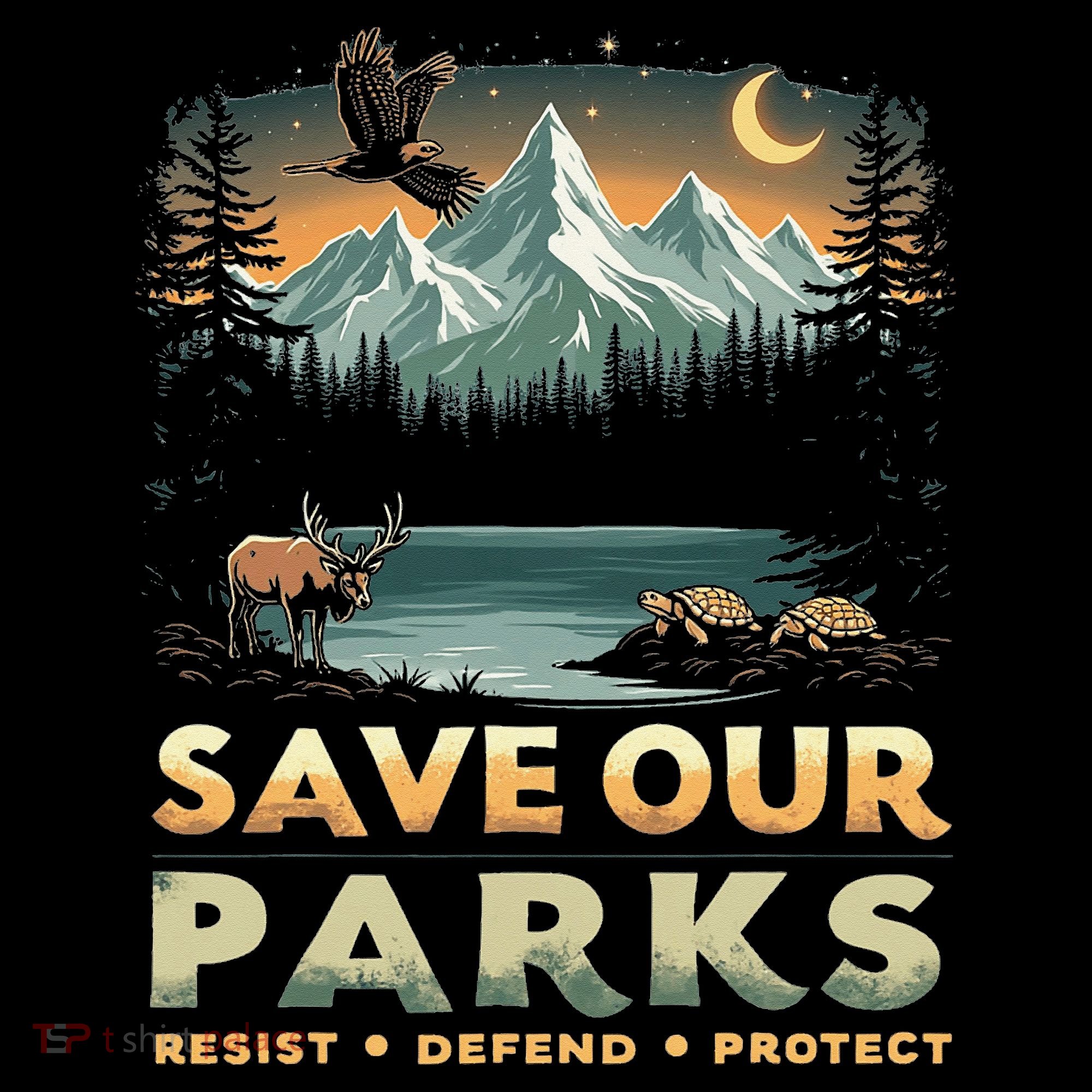 Save Our Parks Resist National Park Protect ALT US Retro Coffee Mug