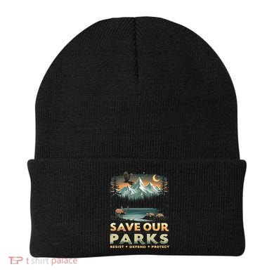 Save Our Parks Resist National Park Protect ALT US Retro Beanie