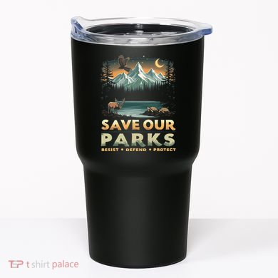 Save Our Parks Resist National Park Protect ALT US Retro Tumbler